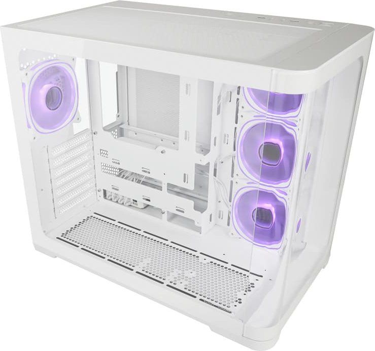 LC Power Gaming 8001W Tempered Glass Pro-Storm Light