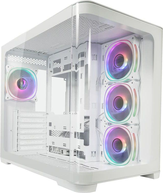 LC Power Gaming 8001W Tempered Glass Pro-Storm Light