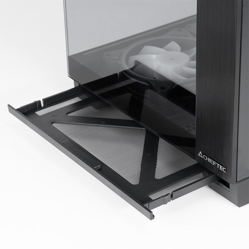 Chieftec Visio Tempered Glass Black