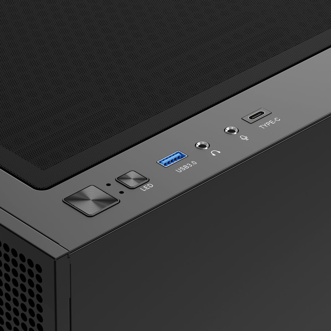 Gamdias Talos M3 Mesh Tempered Glass Black