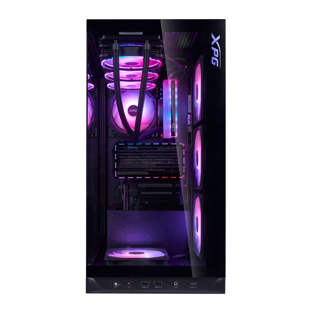 A-Data XPG Invader X BTF Tempered Glass Black