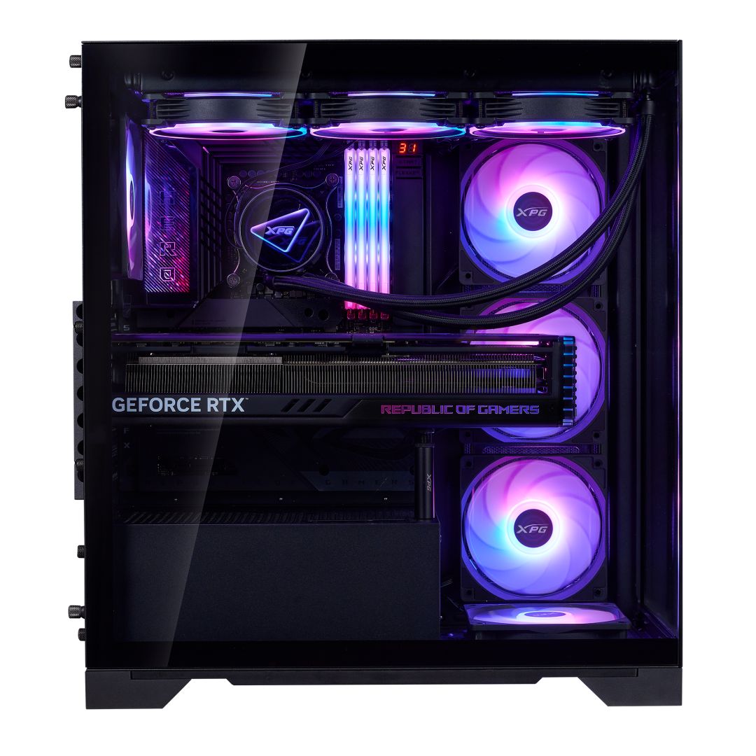 A-Data XPG Invader X BTF Tempered Glass Black