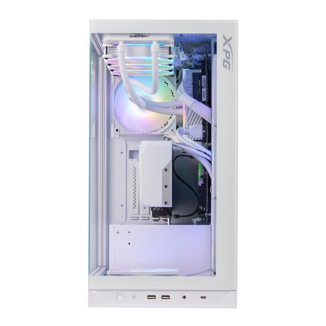 A-Data XPG Invader X Tempered Glass White