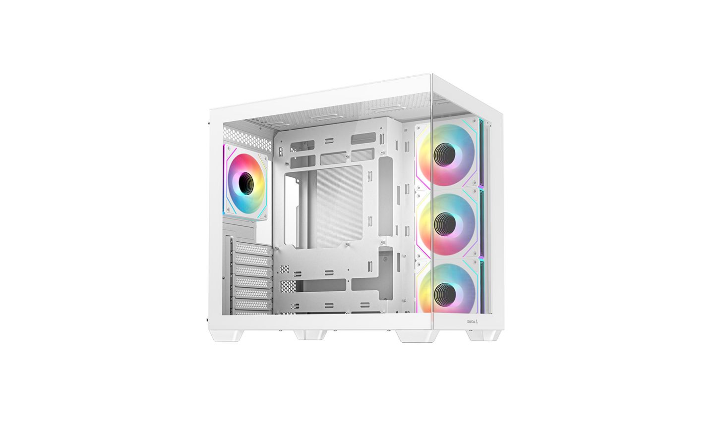 DeepCool CG530 F4 Tempered Glass White