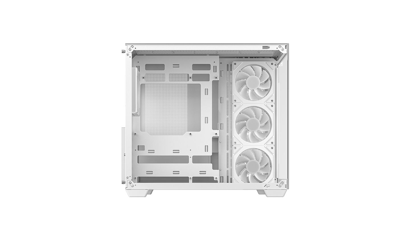 DeepCool CG530 F4 Tempered Glass White