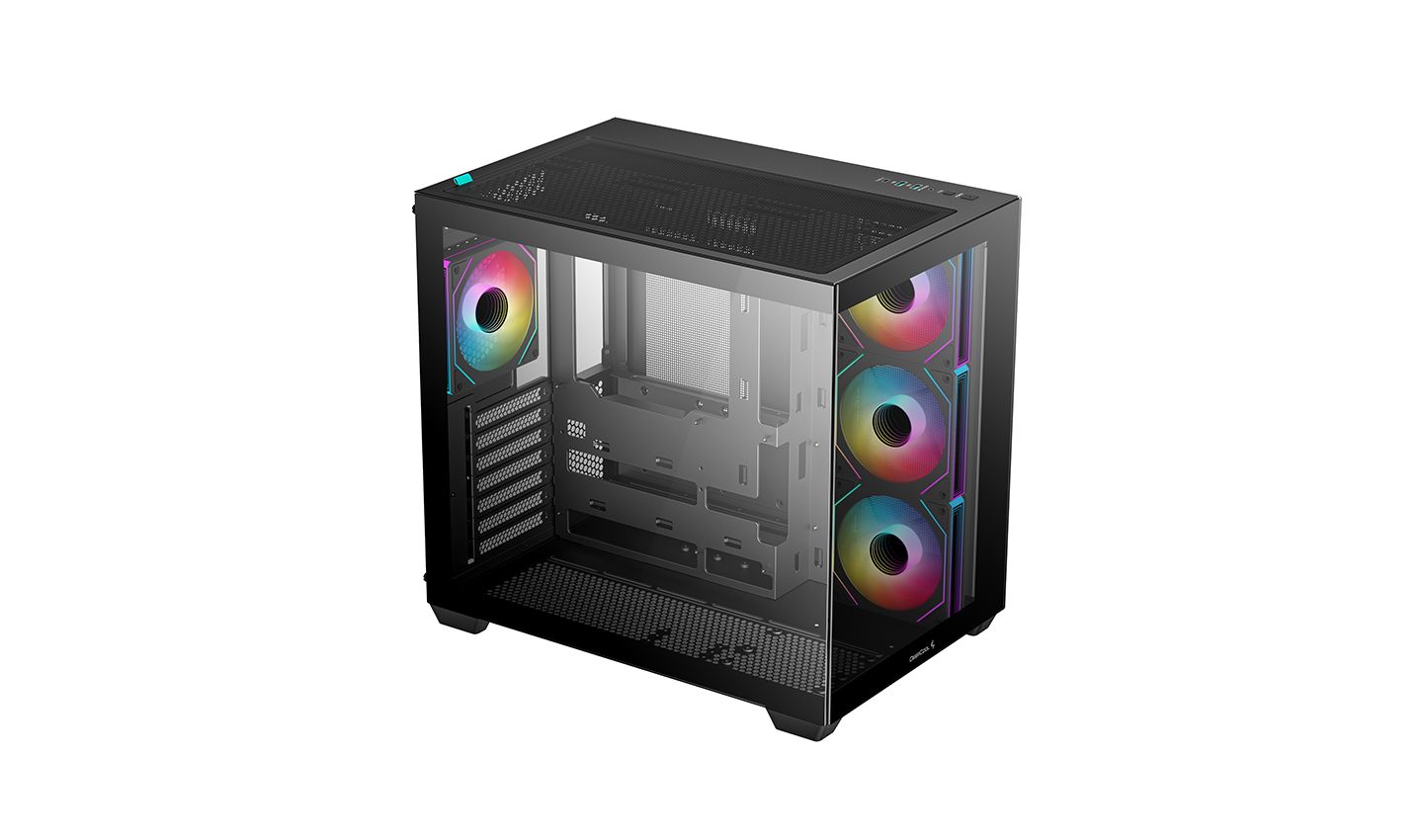 DeepCool CG530 F4 Tempered Glass Black