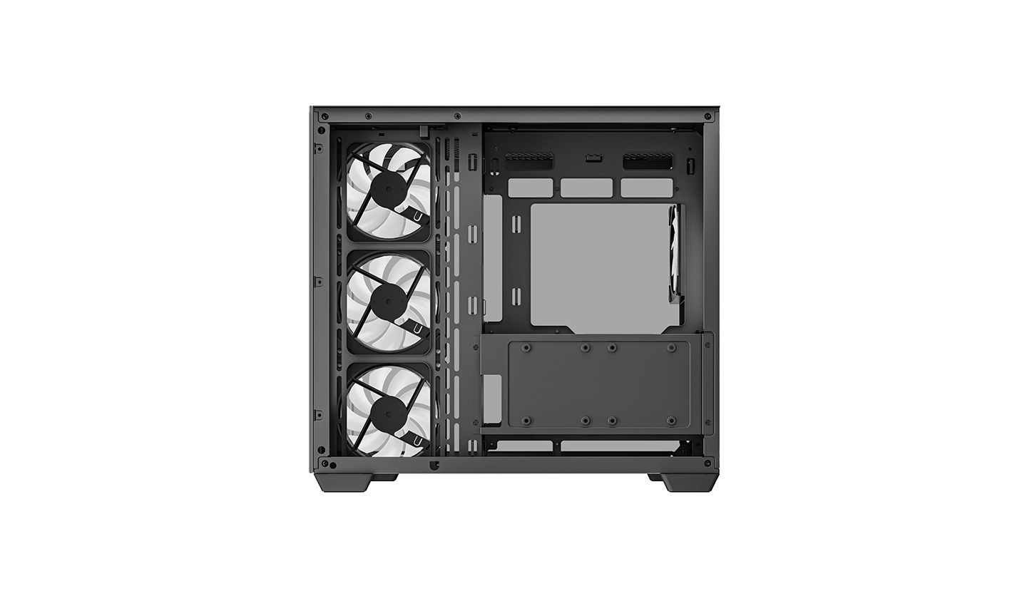 DeepCool CG530 F4 Tempered Glass Black