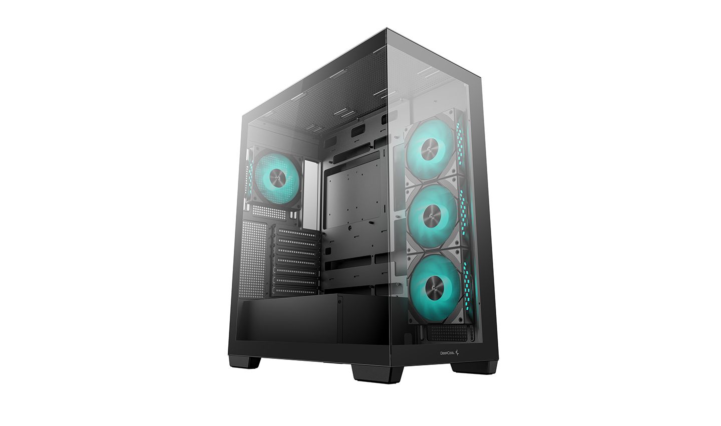 DeepCool CG580 4F Tempered Glass Black