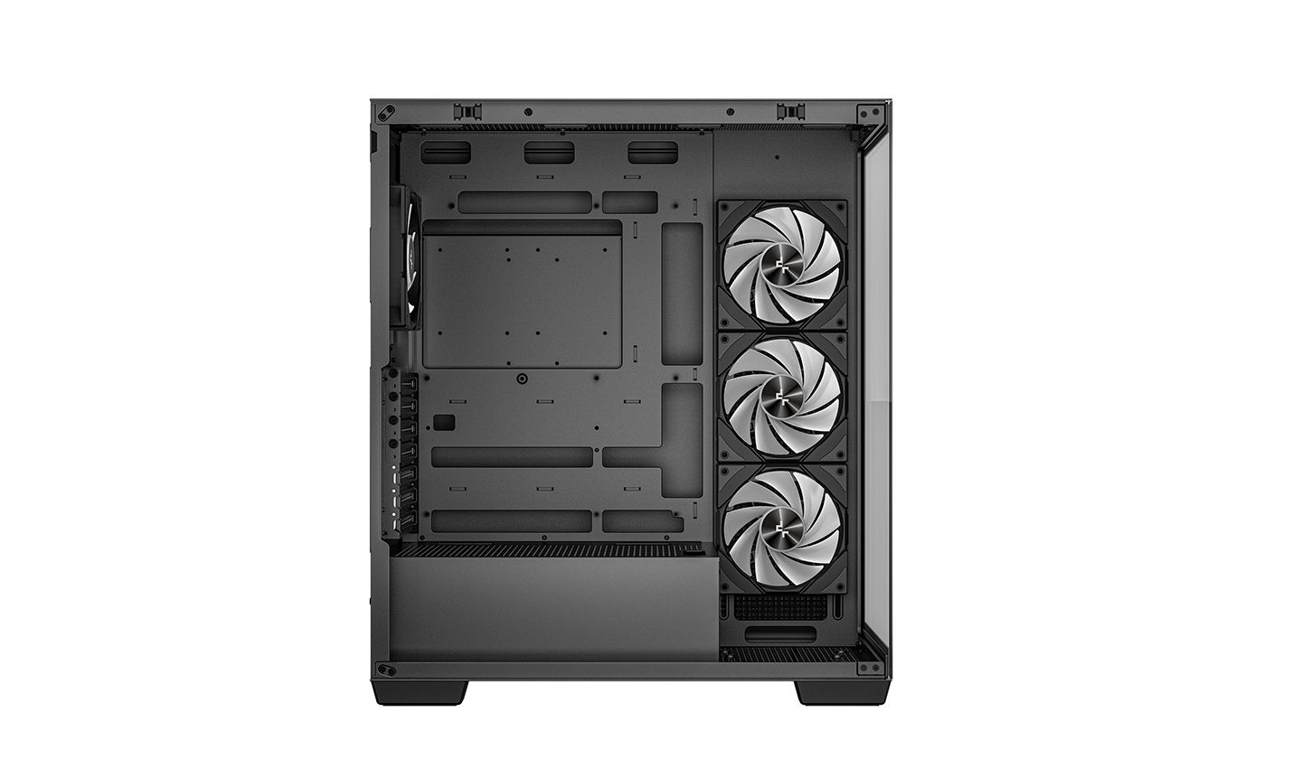 DeepCool CG580 4F Tempered Glass Black