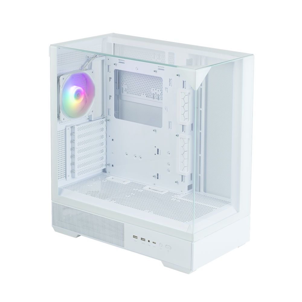 Zalman P40 Prism Tempered Glass White