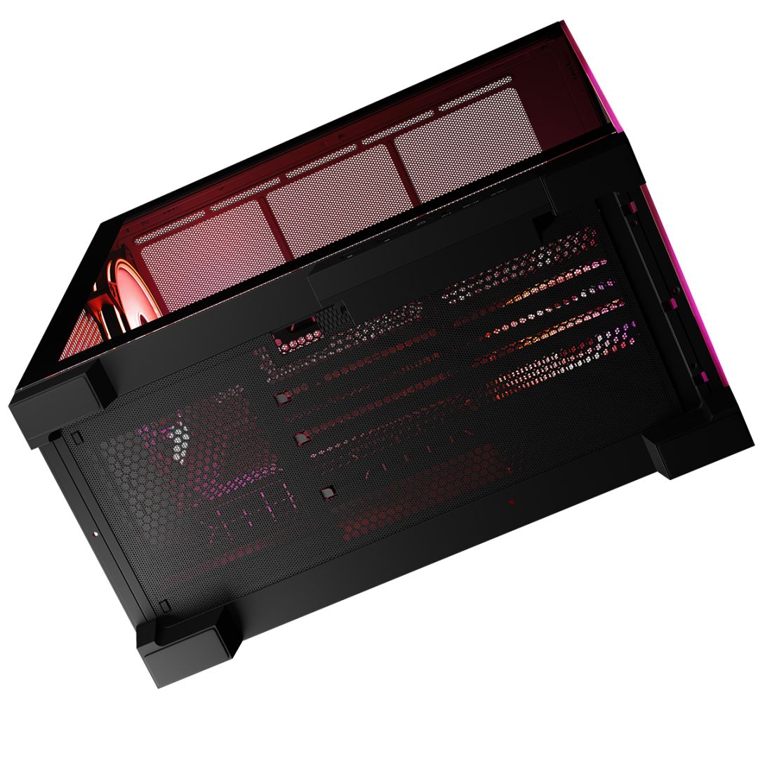 Modecom Volcano Space Apex ARGB Tempered Glass Black