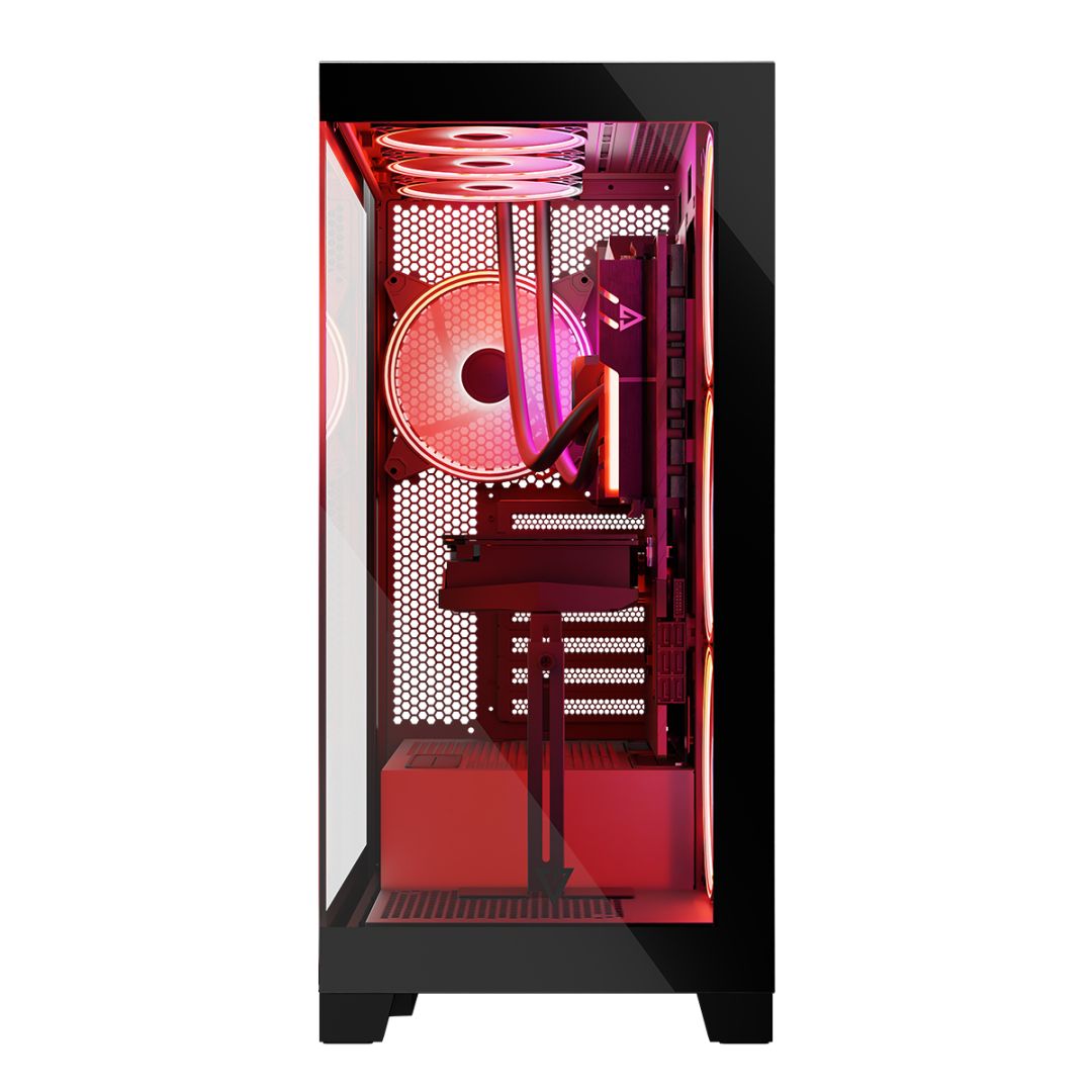 Modecom Volcano Space Apex ARGB Tempered Glass Black