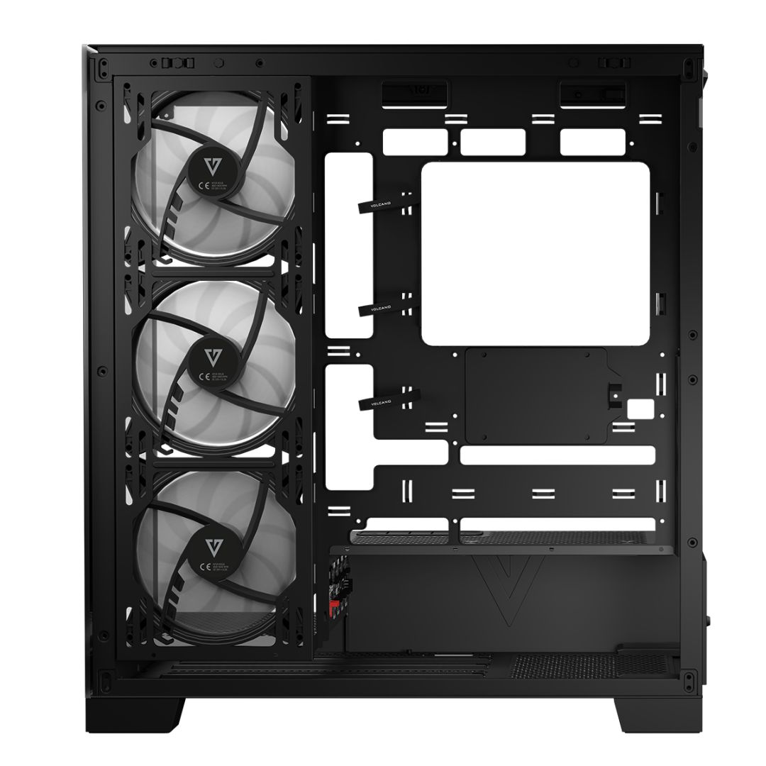 Modecom Volcano Space Apex ARGB Tempered Glass Black