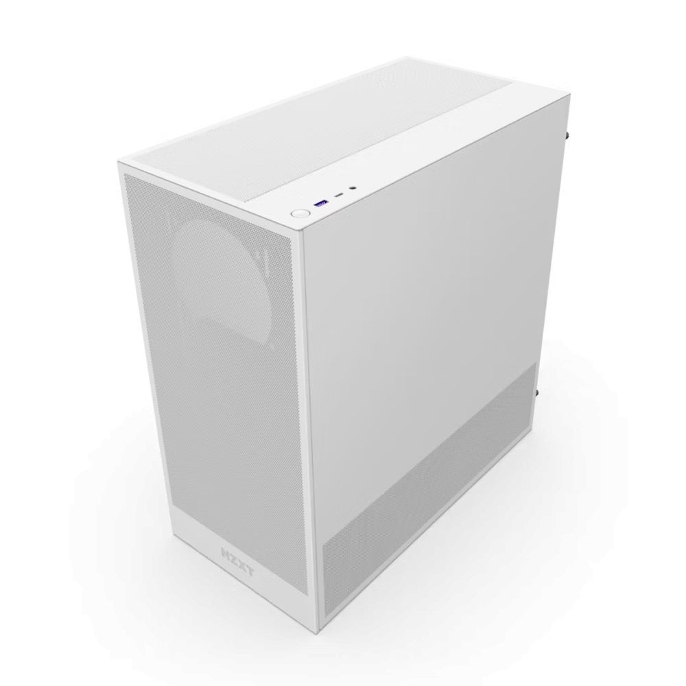 NZXT H5 Flow (2024) Tempered Glass White