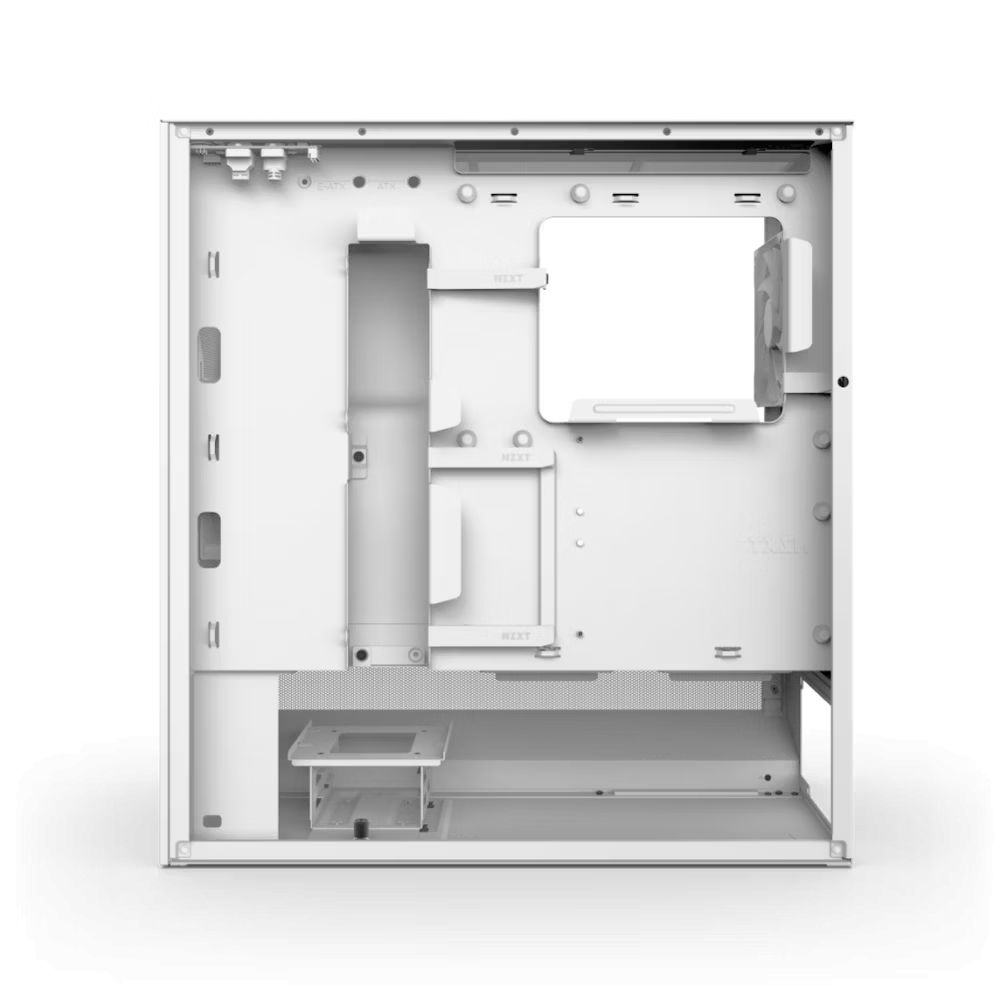 NZXT H5 Flow (2024) Tempered Glass White
