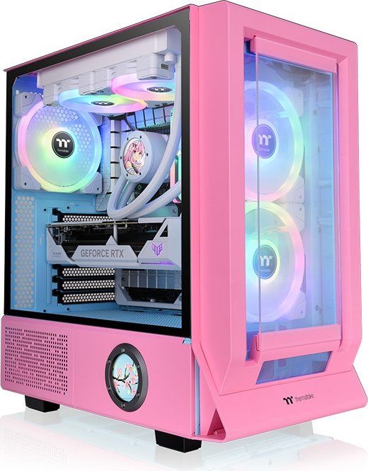 Thermaltake Ceres 350 MX Tempered Glass Bubble Pink
