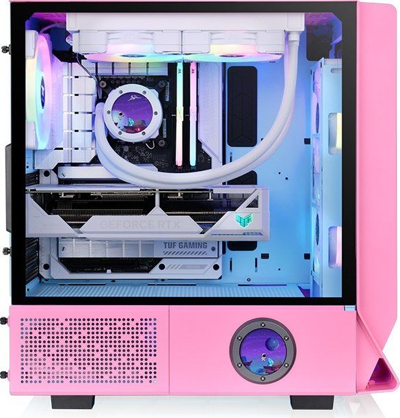 Thermaltake Ceres 350 MX Tempered Glass Bubble Pink