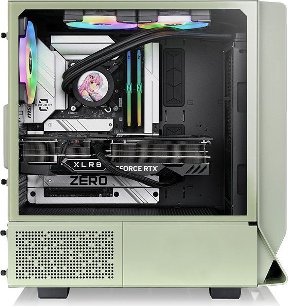 Thermaltake Ceres 350 MX Tempered Glass Matcha Green