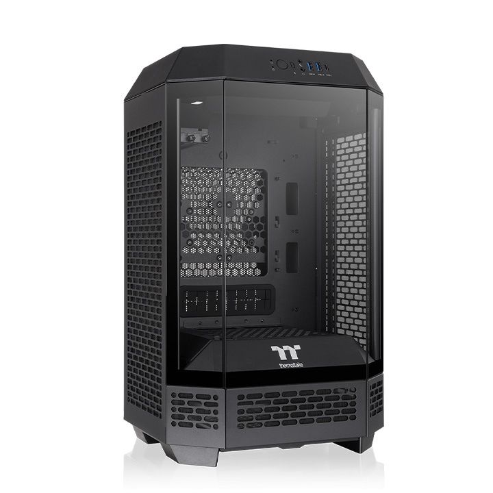 Thermaltake The Tower 250 Mini Tower Chassis Tempered Glass Black