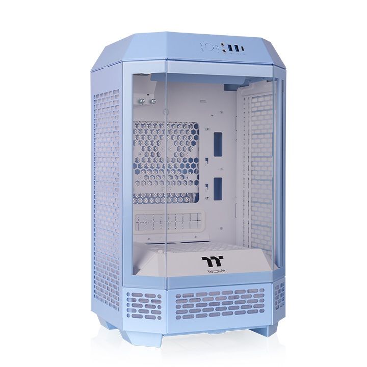 Thermaltake The Tower 250 Mini Tower Chassis Tempered Glass Hydrangea Blue