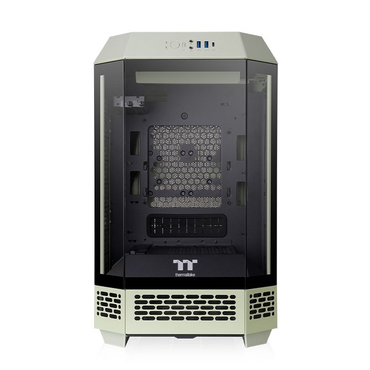 Thermaltake The Tower 250 Mini Tower Chassis Tempered Glass Matcha Green