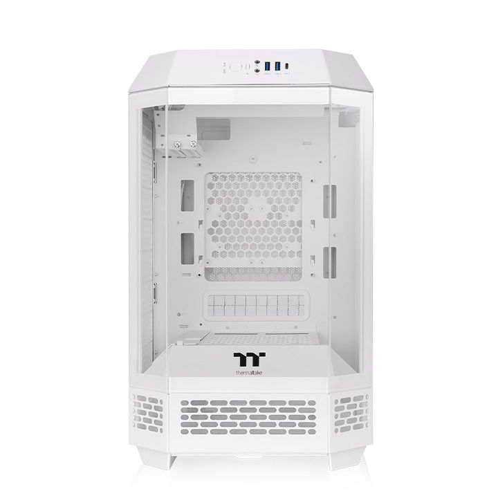Thermaltake The Tower 250 Mini Tower Chassis Tempered Glass White