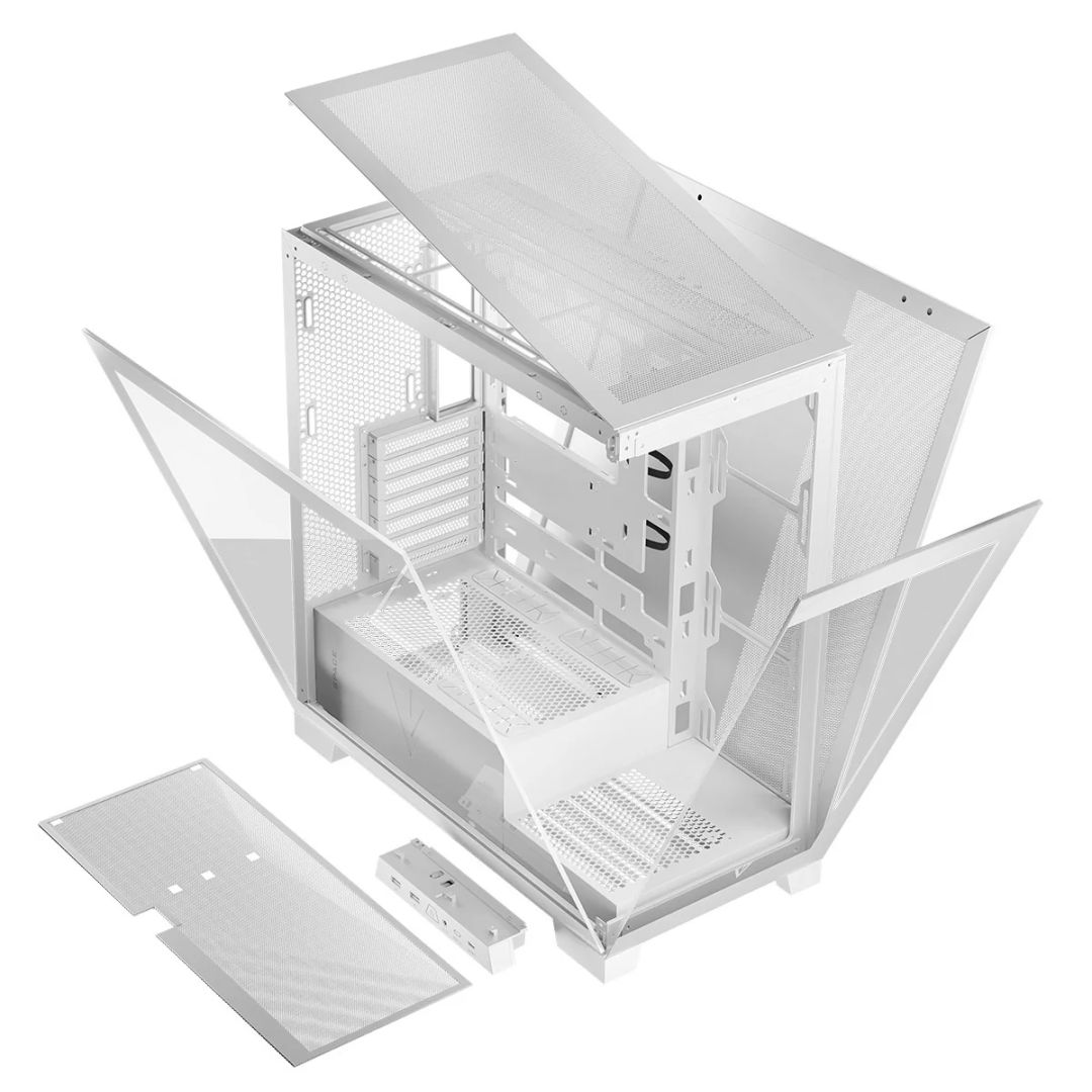 Modecom Volcano Space Midi Tempered Glass White