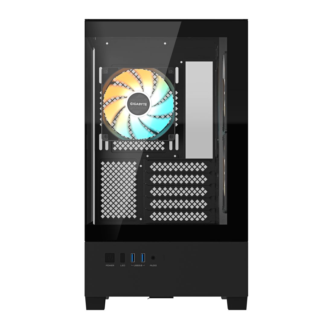Gigabyte C201 Panoramic Tempered Glass Black