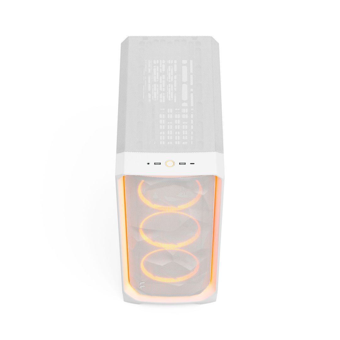 Fractal Design Meshify 3 Ambience Pro RGB Tempered Glass Clear Tint White