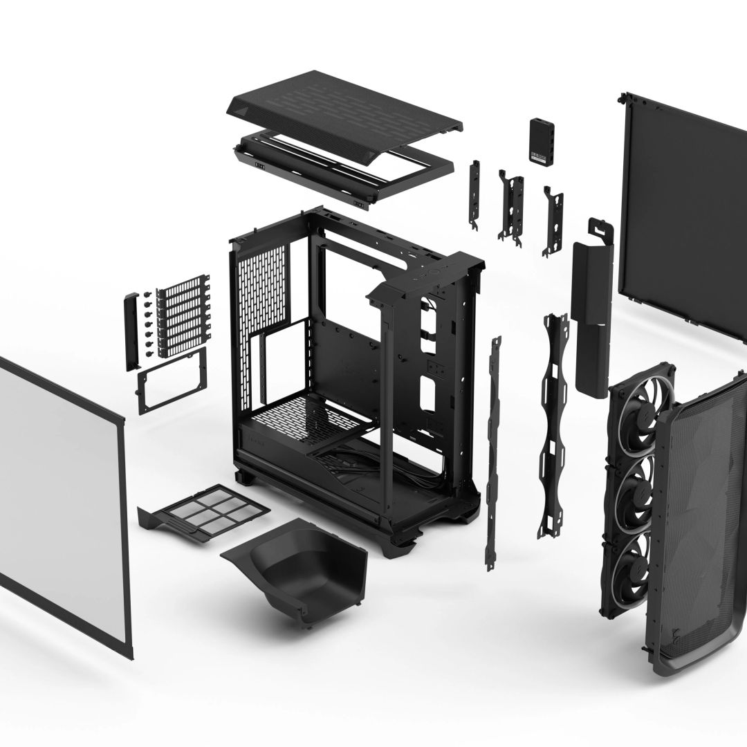 Fractal Design Meshify 3 Ambience Pro RGB Tempered Glass Light Tint Black