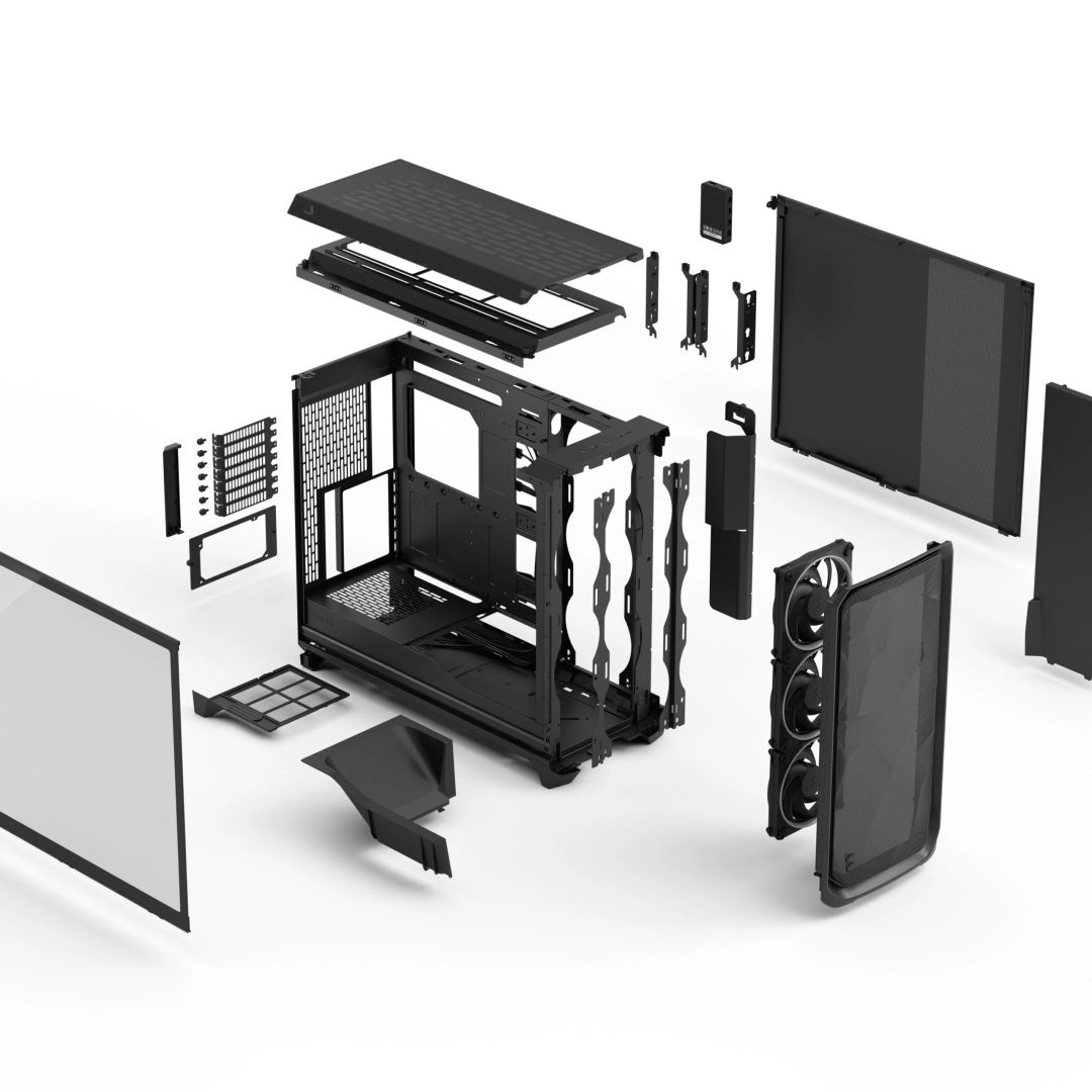 Fractal Design Meshify 3 XL Ambience Pro RGB Tempered Glass Light Tint Black