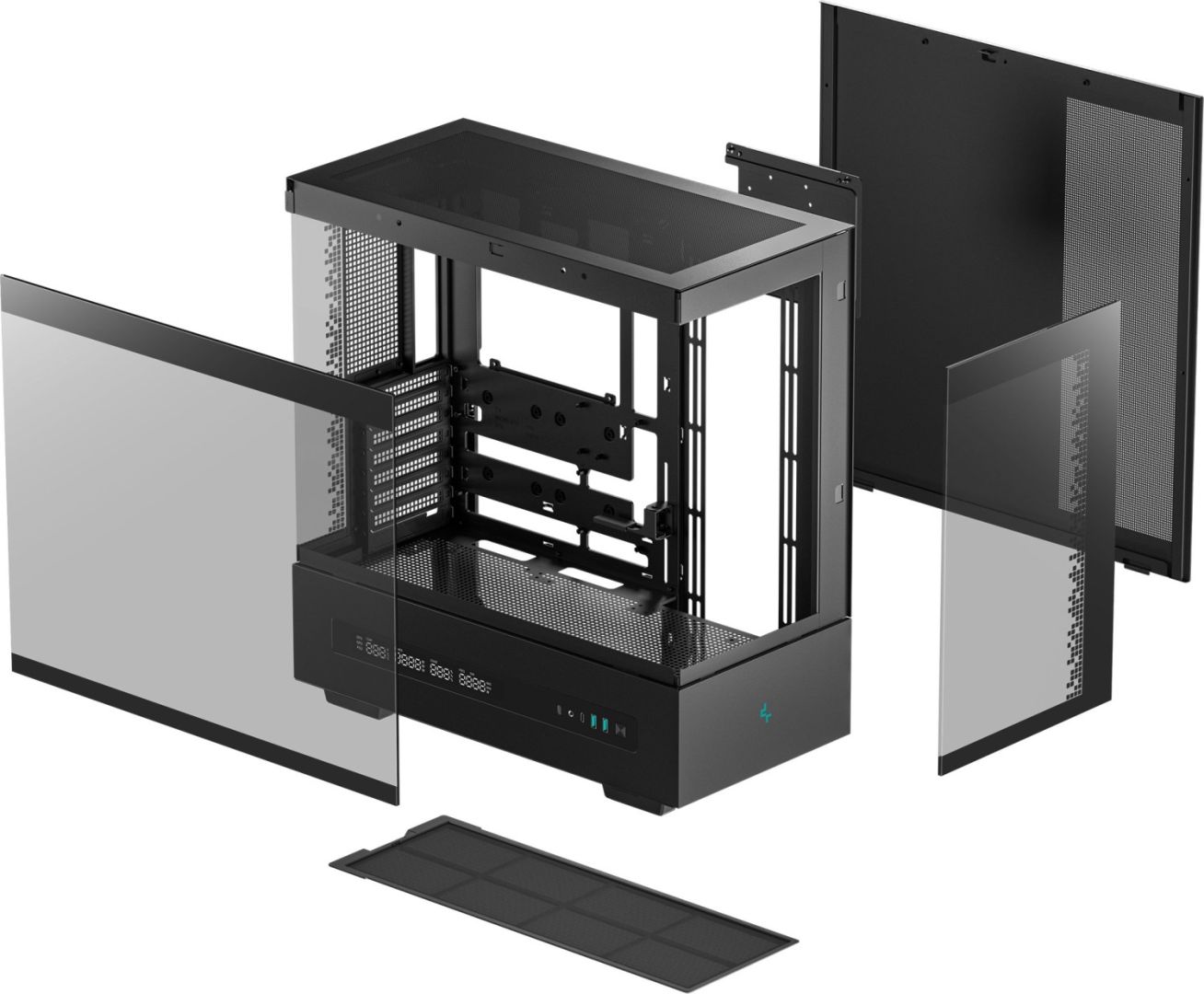DeepCool CH690 Digital Tempered Glass Black