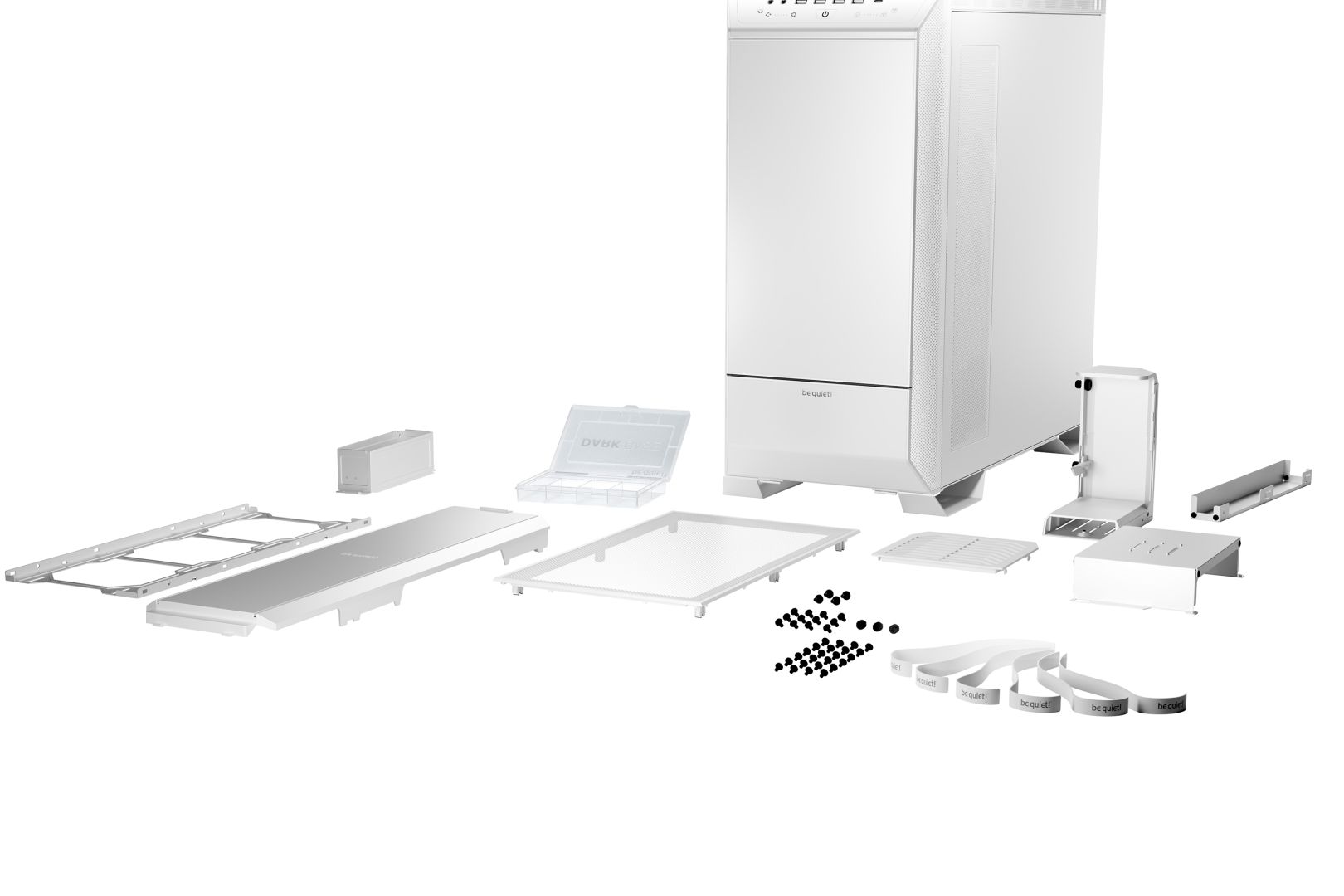 Be quiet! Dark Base Pro 901 Tempered Glass White