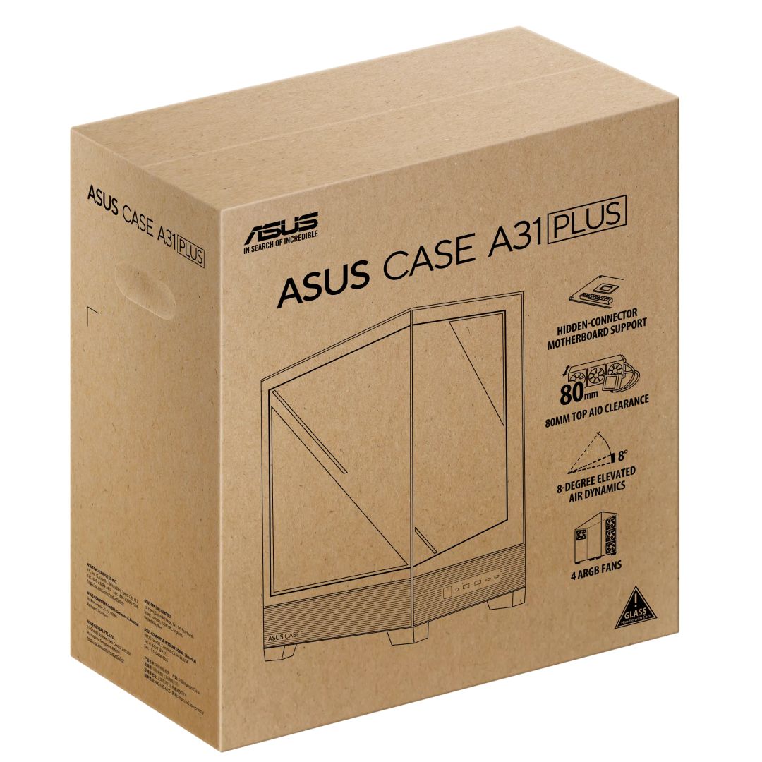 Asus A31 Plus Tempered Glass Black