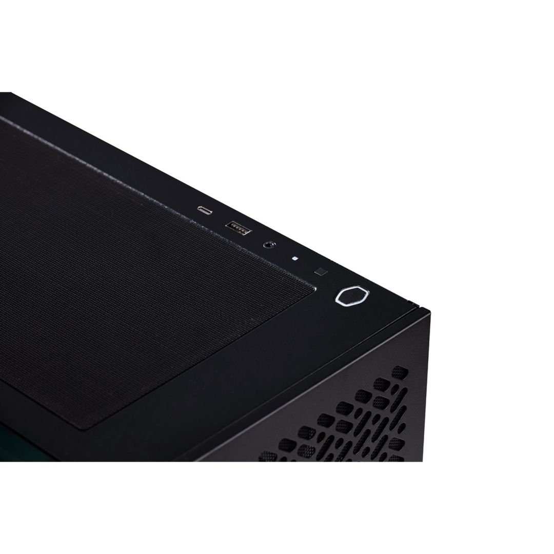 Cooler Master Elite 302 Tempered Glass Black