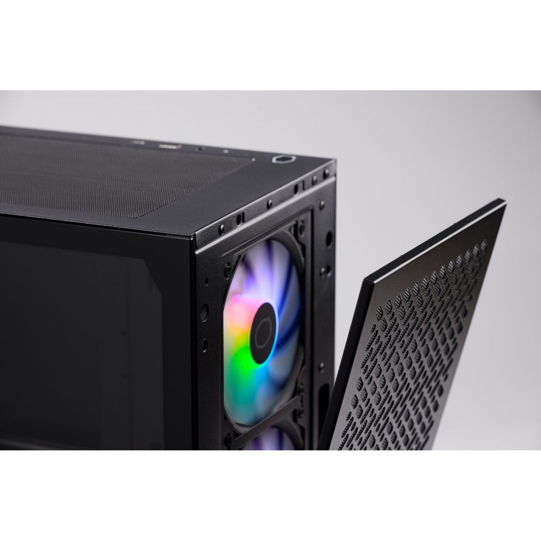 Cooler Master Elite 302 Tempered Glass Black