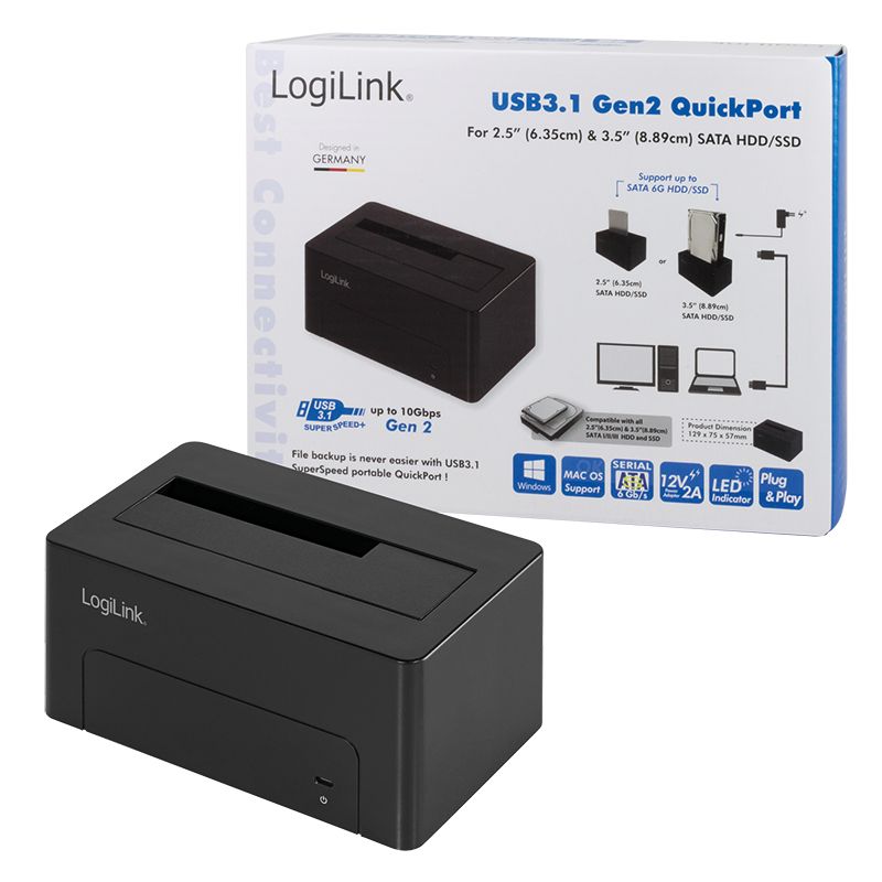 Logilink Quickport USB 3.1 Gen2 for 2.5