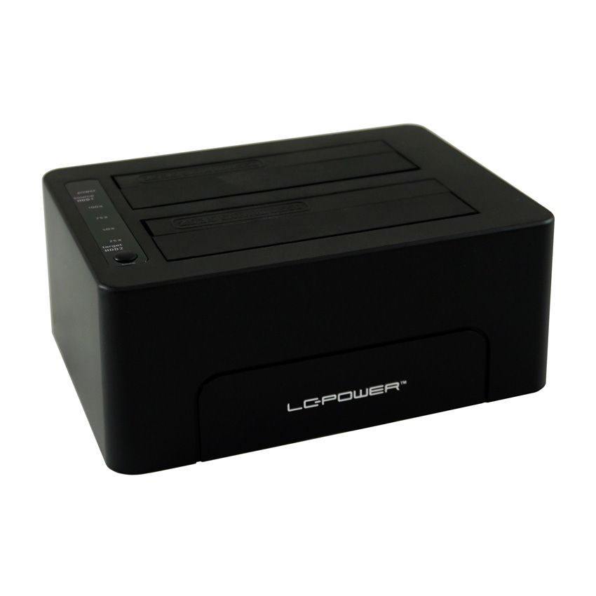 LC Power LC-DOCK-C HDD docking station Black