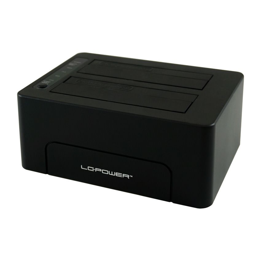 LC Power LC-DOCK-C HDD docking station Black
