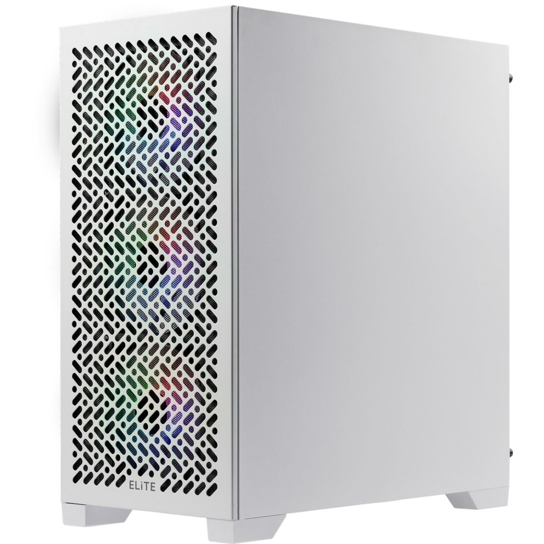 Cooler Master Elite 302 Tempered Glass White