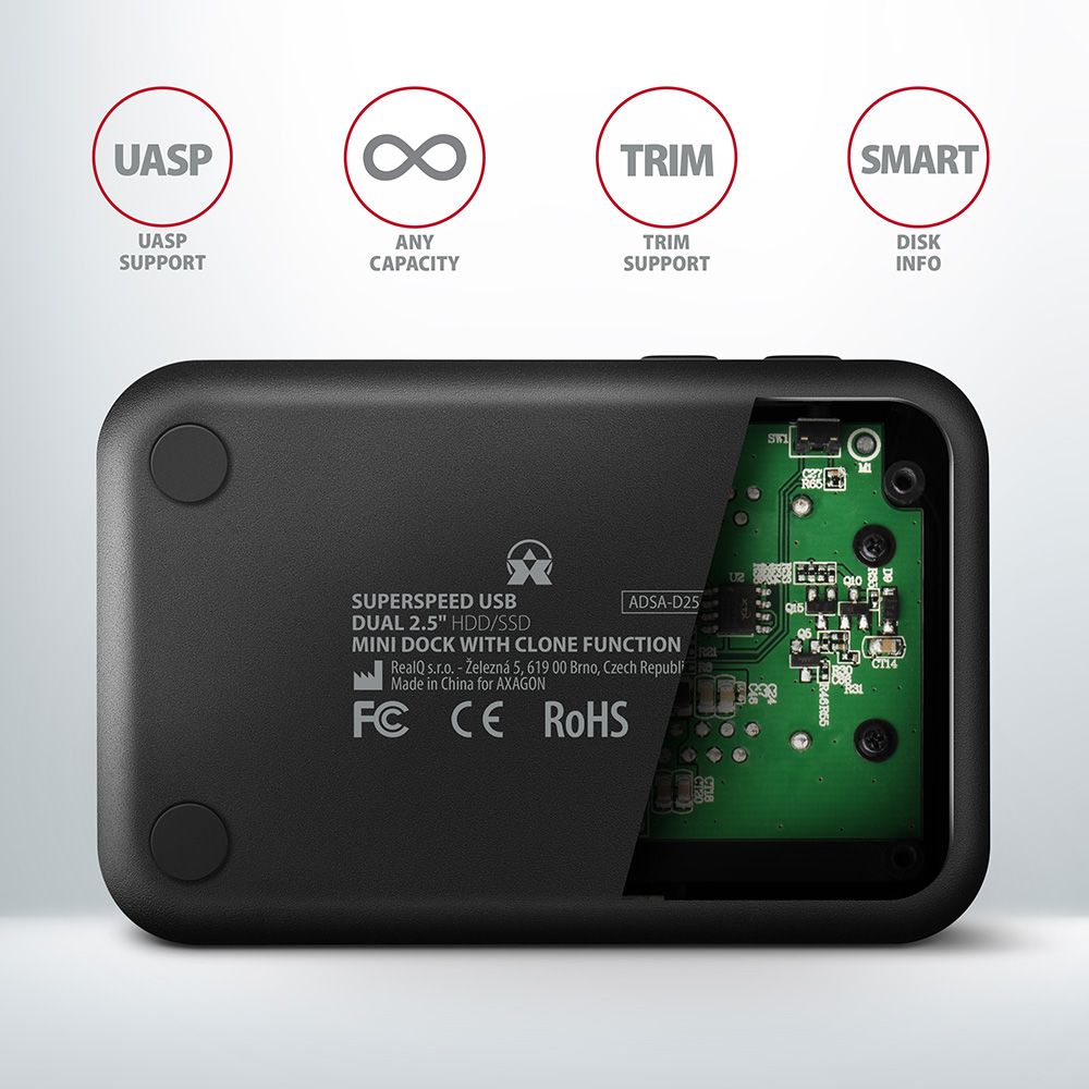 AXAGON ADSA-D25 SuperSpeed USB Dual 2,5