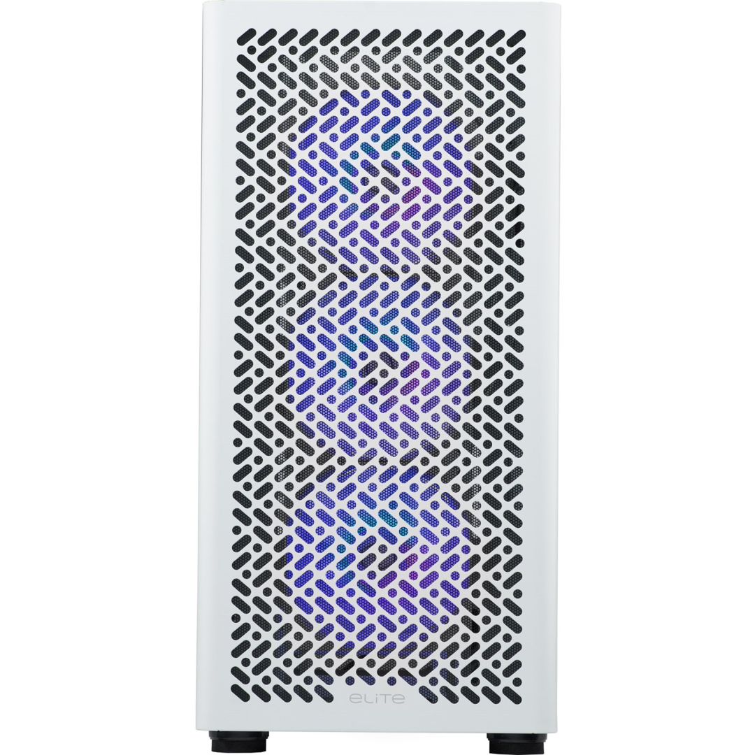 Cooler Master Elite 502 Tempered Glass White