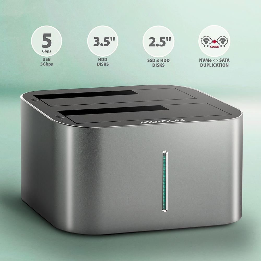 AXAGON ADSA-DC SuperSpeed USB DUAL2.5