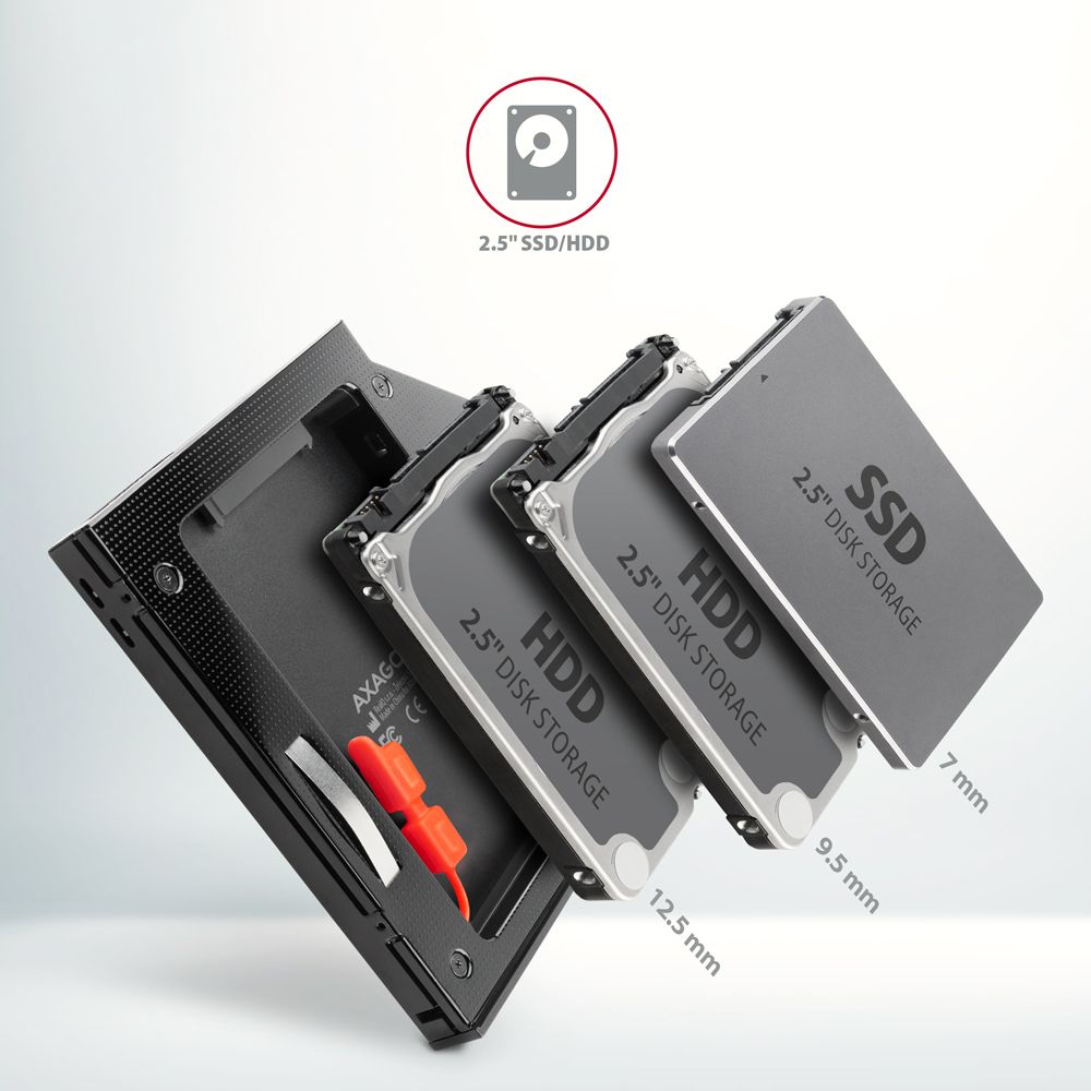 AXAGON RSS-CD12 ODD – 2,5