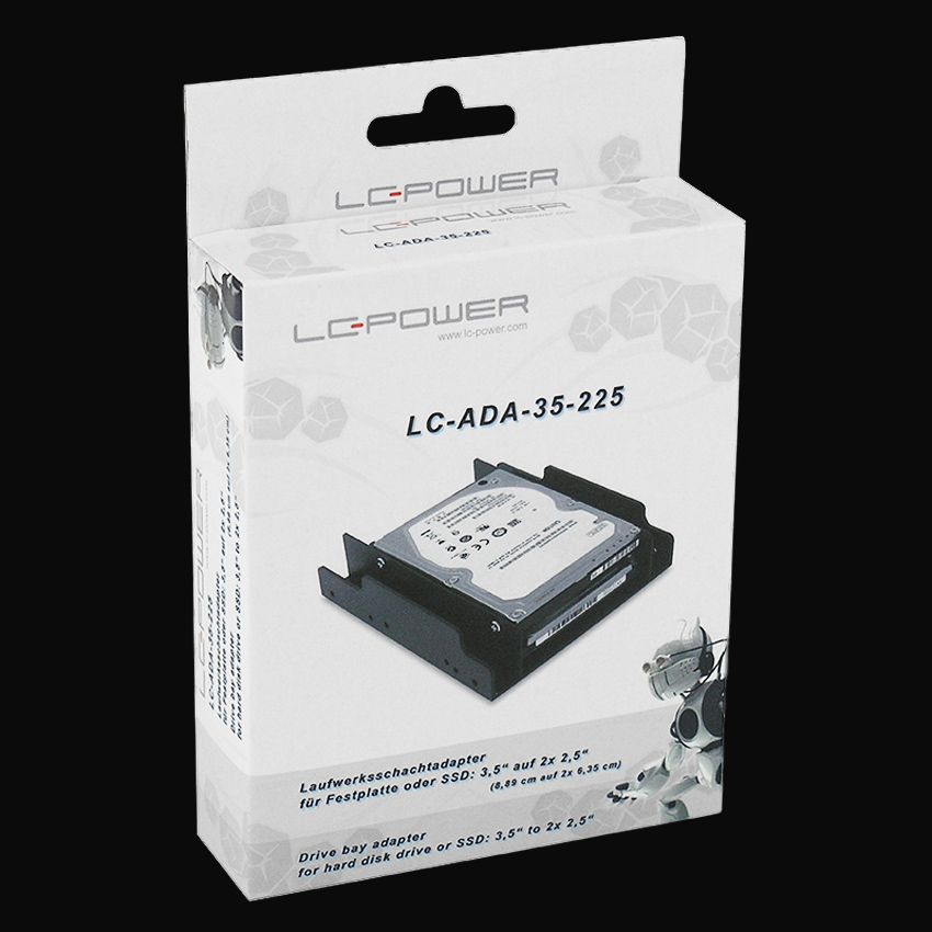 LC Power LC-ADA-35-225 Drive bay adapter