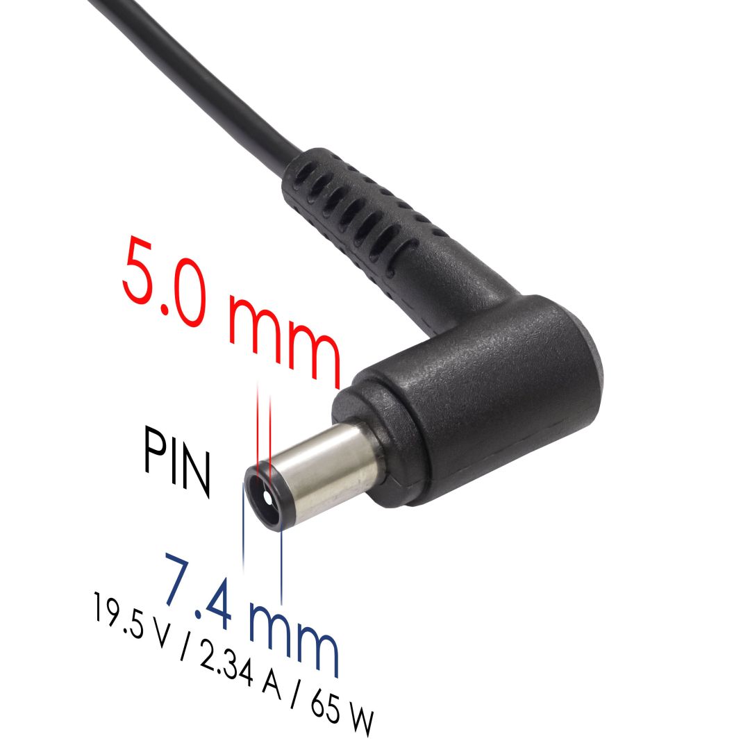 Akyga AK-ND-05 19,5V / 3,34A 65W 7,4x5mm Dell hálózati notebook töltő