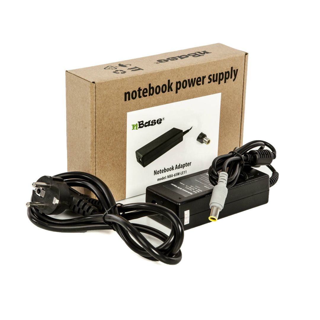 nBase NBA-LE11-65W 20V / 3,25A 65W 7,9x5,5mm Lenovo/IBM hálózati notebook töltő