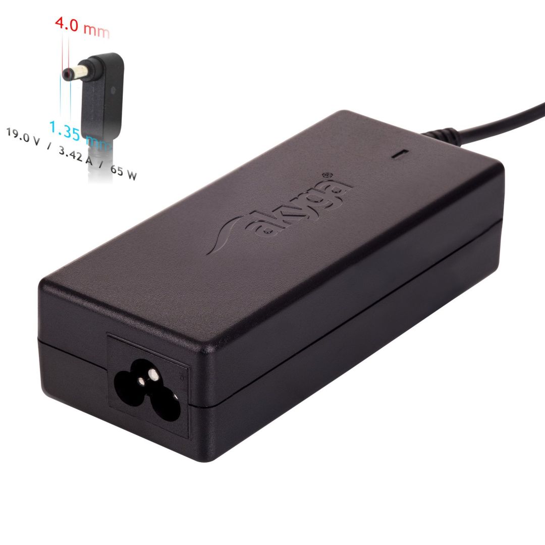 Akyga AK-ND-55 19V / 3,42A 65W 4x1,35mm univerzális hálózati notebook töltő