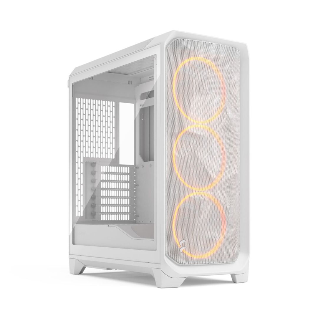 Fractal Design Meshify 3 Tempered Glass RGB Clear Tint White