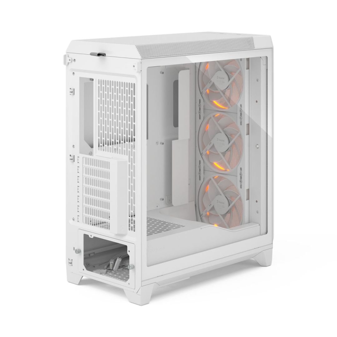Fractal Design Meshify 3 Tempered Glass RGB Clear Tint White